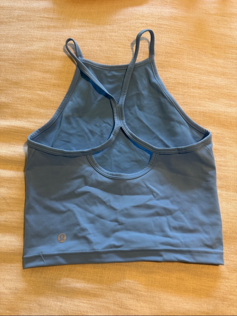 lululemon athletica Light Blue Strappy Tank Top